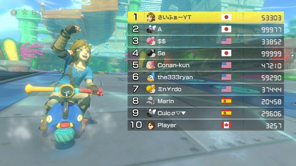 昨日の8dx配信ありがとうございました✨✨ 全キャラ全種類一位企画も