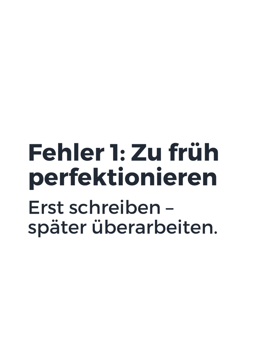 GhostwriterText's tweet image. Viele Probleme entstehen nicht beim Schreiben – sondern vor dem Schreiben.
Welche Fehler kennst du?👇
#lerntipps #ghostwriting #hausarbeit

➖➖➖➖➖➖
📎ghostwriter-texte.de
☎️+493031879926
📧info@ghostwriter-texte.de