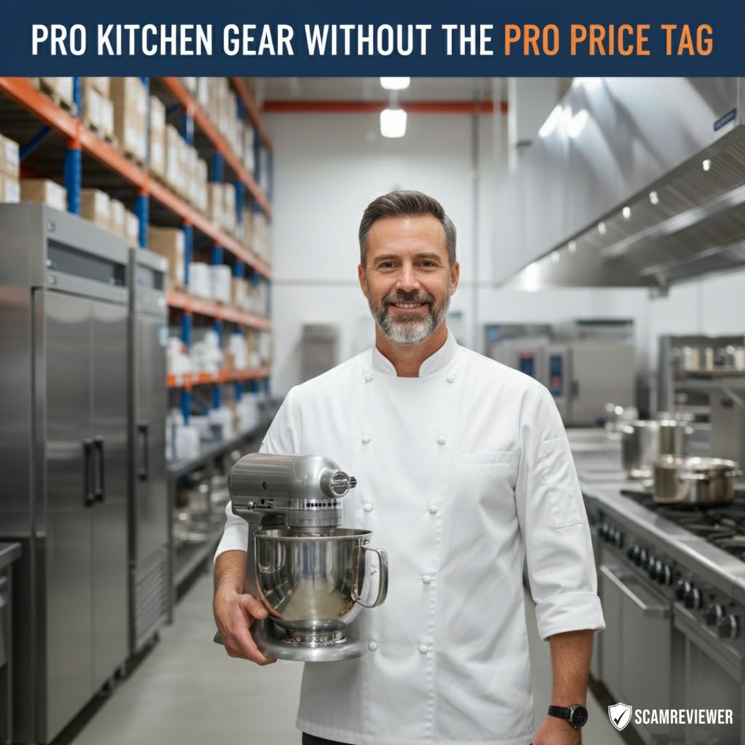 scam_reviewer's tweet photo. Pro kitchen gear, without the pro price.
Warehouse Restaurant Deals offers commercial-grade and scratch-and-dent equipment at a fraction of retail.
Big savings
Verified and reliable
Built to last

Full review: https://t.co/zbBL3fMQnK
#RestaurantSupply #ChefLife #SmallBiz https://t.co/wyNBf44LZq