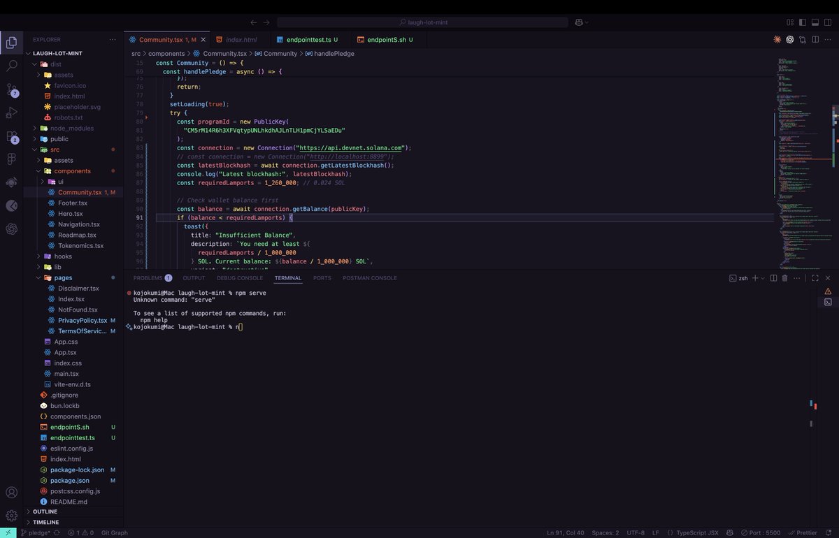 Codejoey's tweet image. It's been long overdue since I started this project, with real life roadblocks bugs I had less desire to fix. Here I am about to deploy. Ggs... and stay tuned. @BeanNationAlpha #memecoin #SOLANA