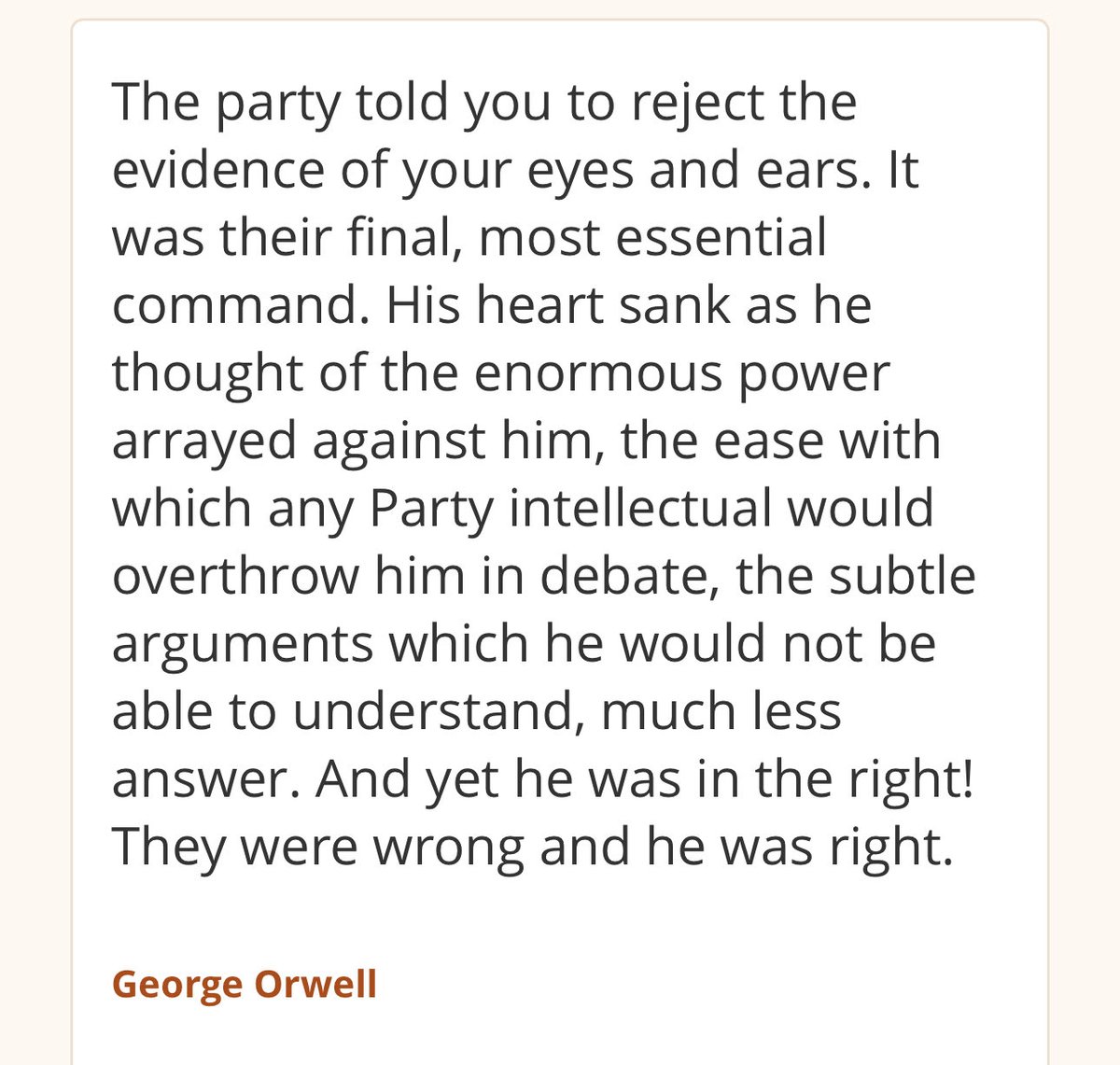 <a href="/realericmoutsos/">Eric Moutsos</a> How does this not translate to: “we will further brainwash and propagandize the masses to obscure truths, spread lies, and keep people asleep to the atrocities we commit”?

Beyond Orwellian

<a href="/realericmoutsos/">Eric Moutsos</a> DM me if you want to join for a space 👍