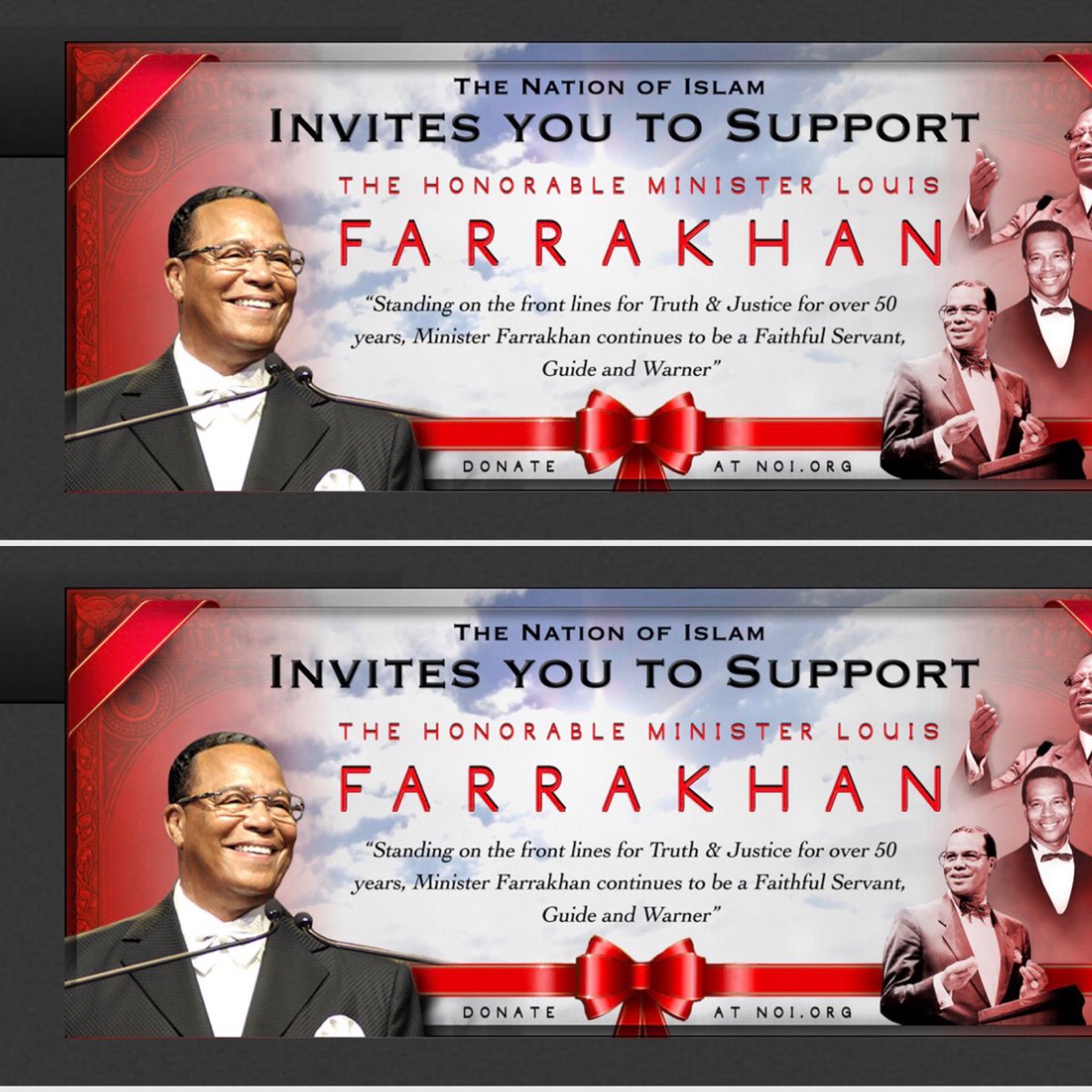 Muhammadalec's tweet image. tnp.noi.org/sddonations?id… Muhammad’s Savior’s day gift.