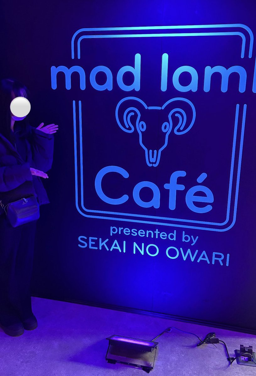 セカオワmad lamb Cafe 素敵な優しい店員さんに撮っていただけて