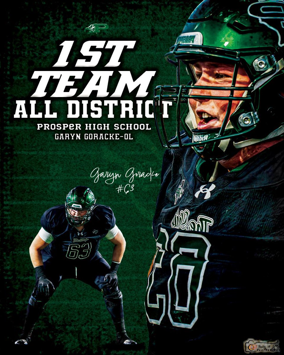 🏆 Congratulations to <a href="/Gary_N2007/">Garyn Goracke</a> on First team All-District! A relentless competitor who brings toughness and leadership every play, making a huge impact up front. We were so fortunate to have him on the O-line!  We are so proud of you Garyn! 🦅🏴‍☠️🟢💪
📸<a href="/Blaze_of_Joy/">Isabelle Oathout</a>