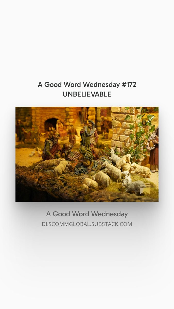 deannalsanders's tweet photo. What is something God has done that seems UNBELIEVABLE? It's Your Good Word for Your Wednesday. https://t.co/NH5YQZKXMQ https://t.co/zB4rGFe8PU