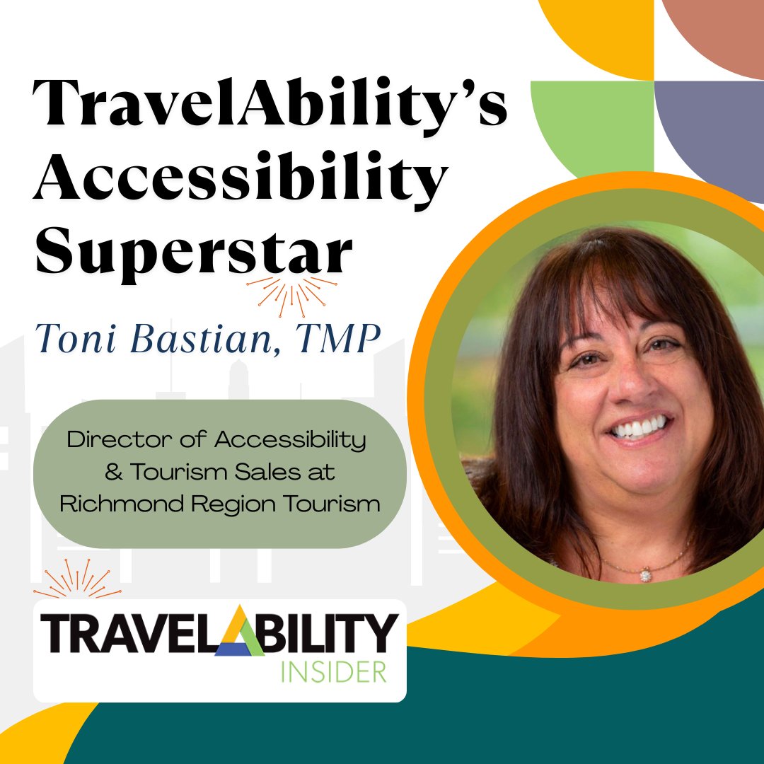 From our first meeting in 2022 to today, Toni Bastian’s impact is clear. Now Director of Accessibility &amp; Tourism Sales at <a href="/VisitRichmond/">Richmond, VA Tourism</a>, she’s leading inclusive travel efforts and earned the 2025 Accessibility Superstar Award. Thank you, Toni! Read more via our bio.