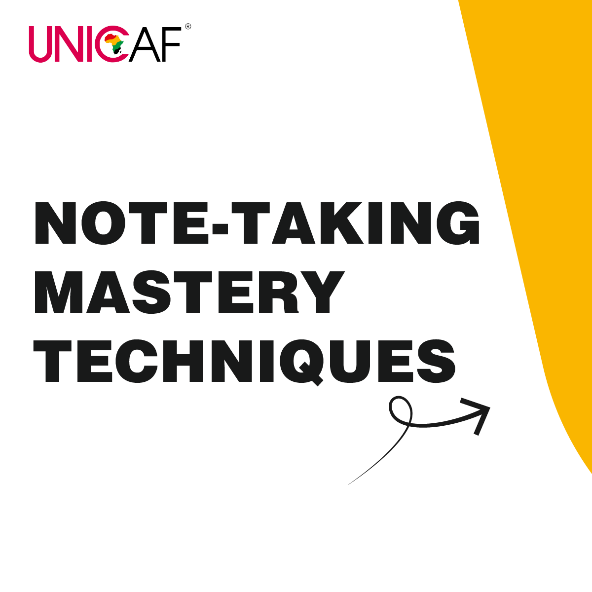Unicaf_Nigeria's tweet photo. Master the art of Note-Taking!

Effective notes don't just record information, they help you process and recall it.

Apply now! 👉https://t.co/UYoe5mleRa
#Unicaf #StudyTechniques #AcademicAdvice https://t.co/3EScc2R3fy