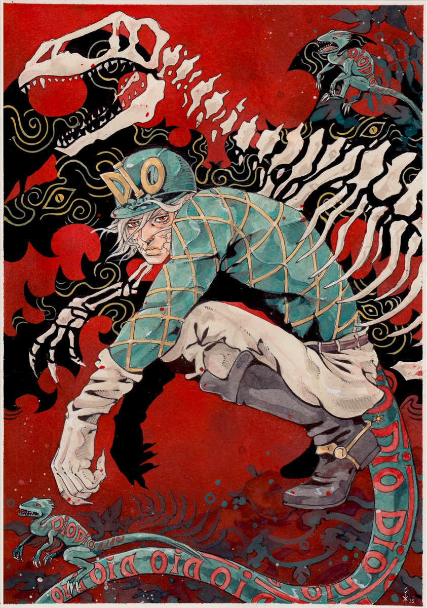 xfkart's tweet image. Diego Brando and Scary Monsters

#jjbafanart #JJBA #JoJosBizarreAdventure