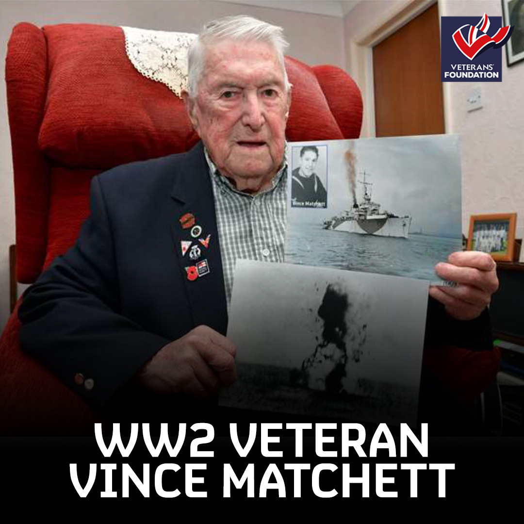 🌺🇬🇧 Today, we pay tribute to WW2 veteran Vince Matchett, who has sadly passed away at the age of 99 — just two weeks before what would have been his 100th birthday.

Born in Middlesbrough in 1925, Vince moved to Nottinghamshire as a child and grew up in Newark. Determined to