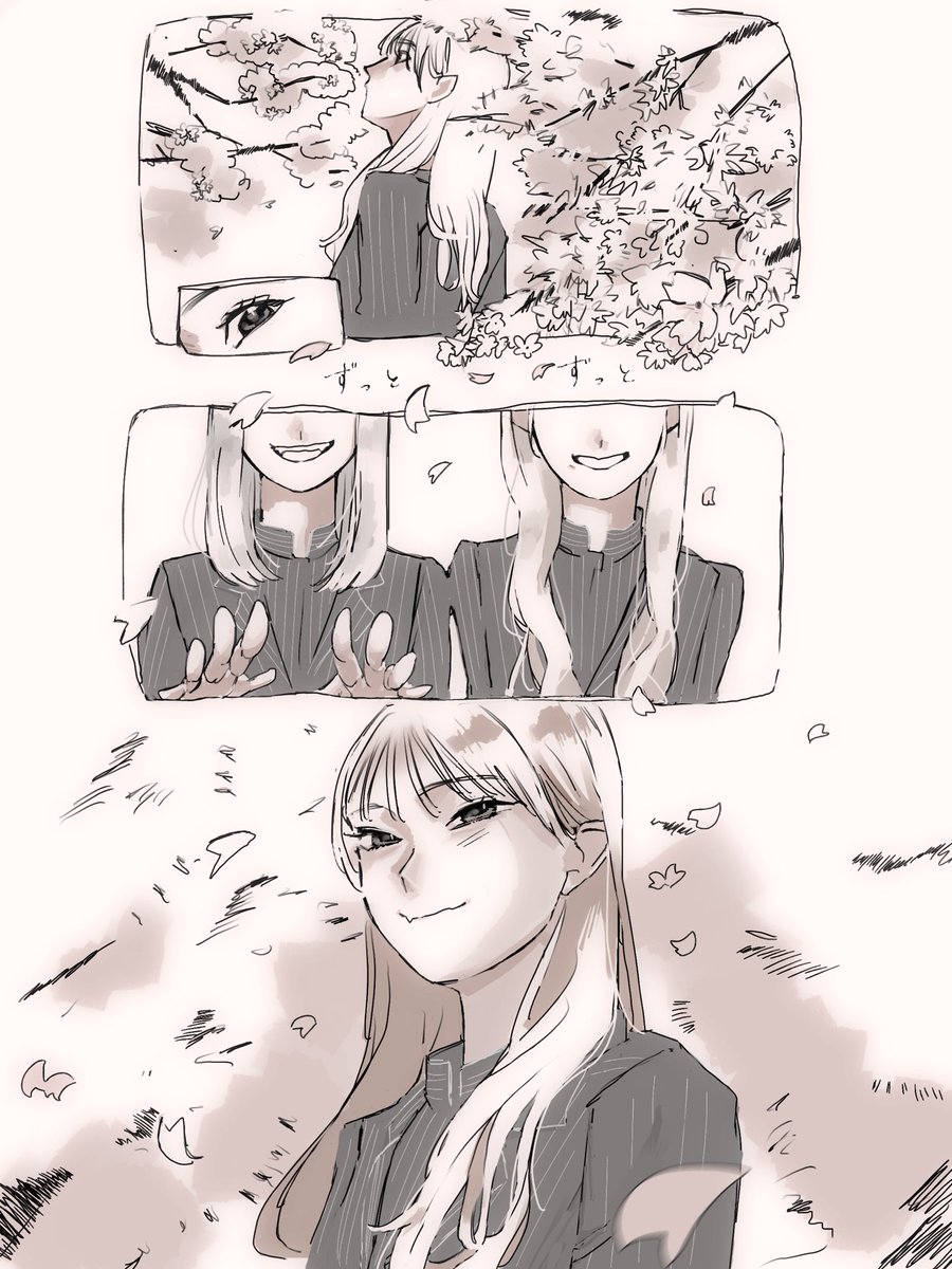 momo_sio32's tweet photo. 世の中に たえて桜の なかりせば

#sakurazaka46fanart 
#井上梨名卒業セレモニー https://t.co/vXDMS6JTlI