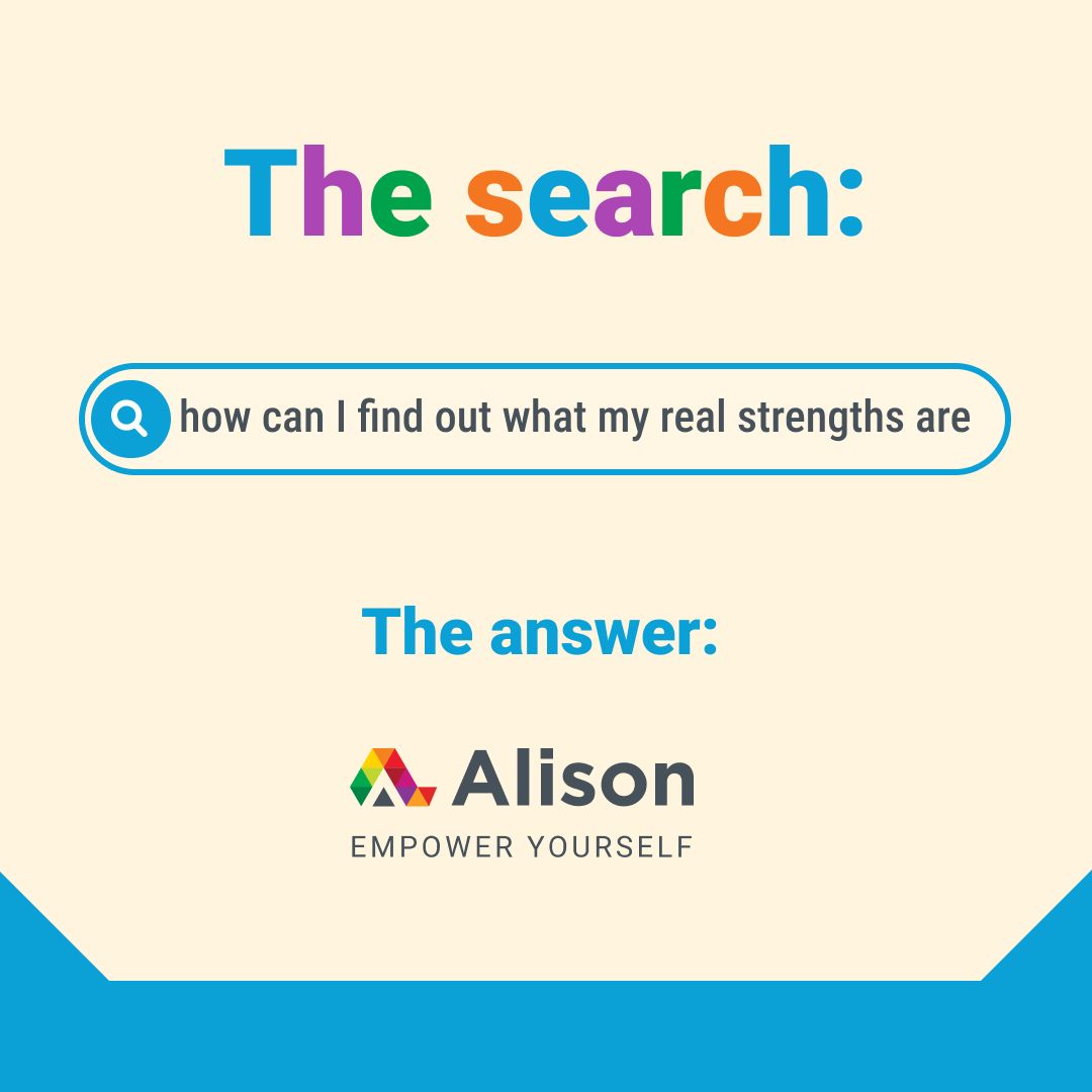 Alison_Learning's tweet image. Everyone’s searching for something. A better job, a new skill, a fresh start.

Most stop at the question. You don't have to.

Find your answer at buff.ly/IOliMph 

#FreeLearning #CareerGrowth #Upskill #LifelongLearning #Alison #EmpowerYourself