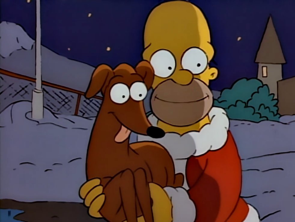 But he’s a loser, he’s pathetic, he’s....a Simpson.

Simpsons Roasting on an Open Fire aired 36 years ago today 🎄
