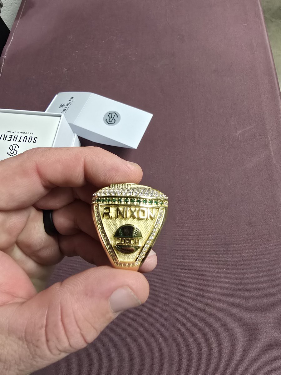 Blessed, Humbled, and Grateful to experience this Ring Ceremony with both my boys, 1 as a Coach and 1 as a player. 2025 NCISAA 3A State Champs <a href="/GCS_GraceBsbl/">Grace Christian Baseball</a> <a href="/micahmonaghan15/">Micah Monaghan</a> <a href="/CJNixon15/">Carson “CJ” Nixon</a>