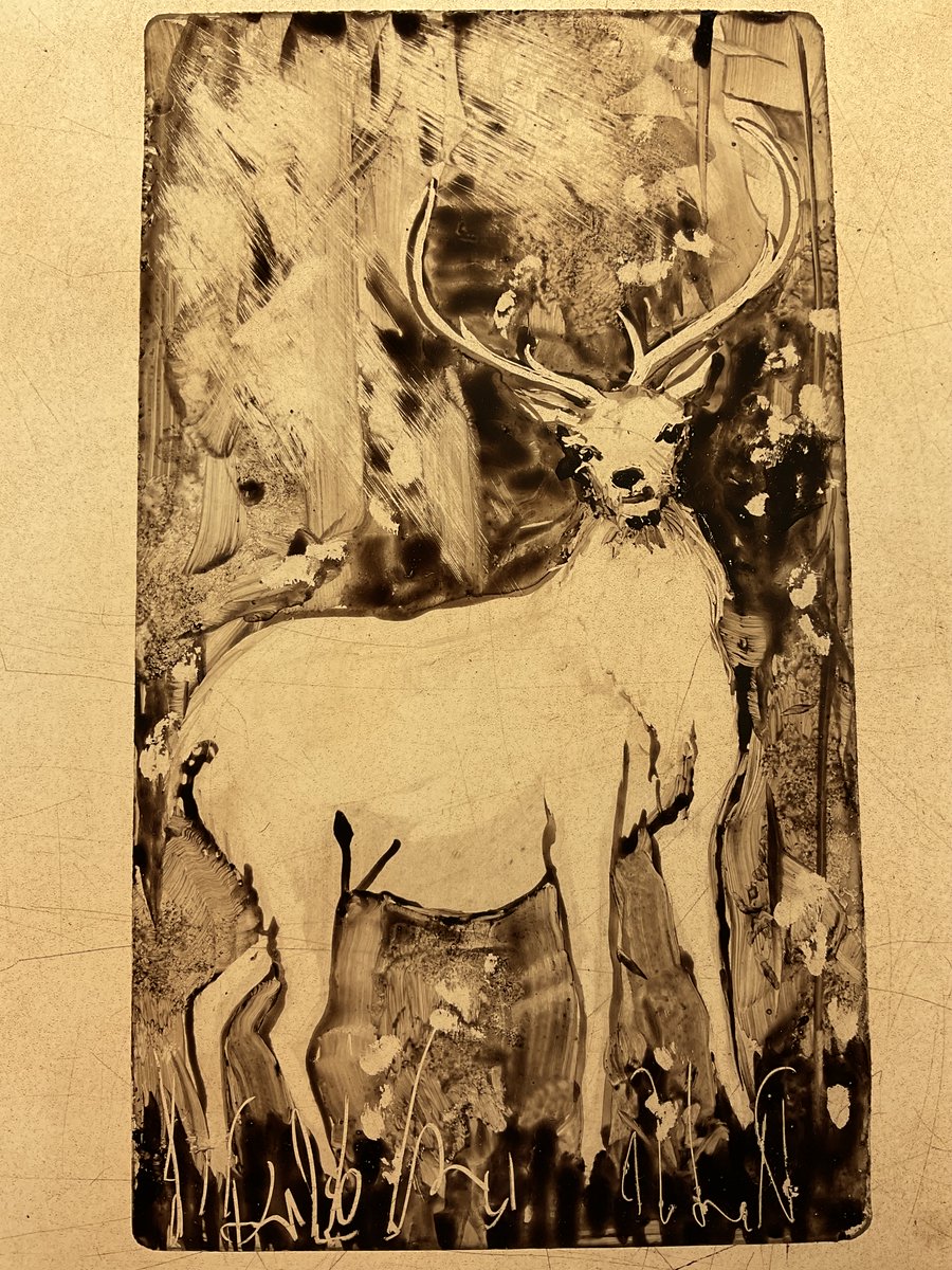 Two stag pieces underway …