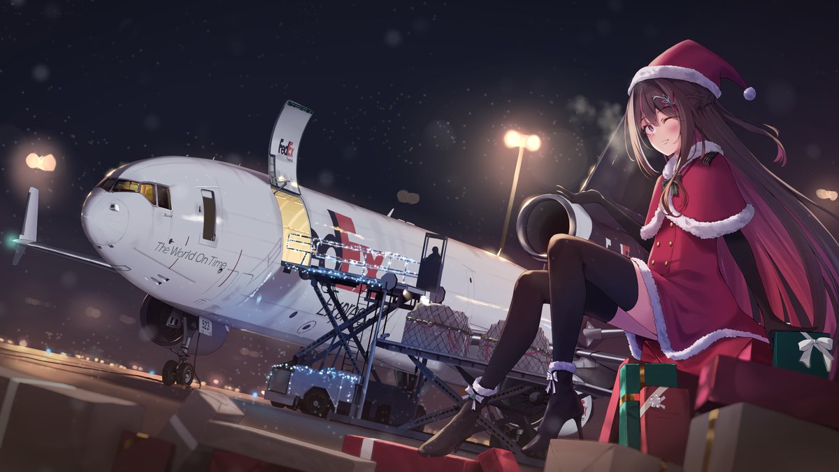 新規絵が無くて申し訳ないですが #飛行機の日 なので再掲です✈️