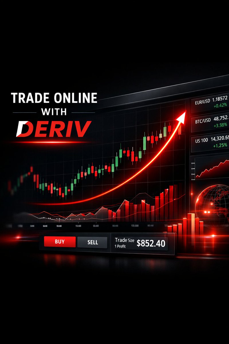 mulwajohn11's tweet photo. Start trading with Deriv today!

Trade Forex, Crypto, Stocks &amp; Indices on a powerful, user-friendly platform.
Low deposits • Flexible trading • 24/7 access
Sign up here https://t.co/hIR9Yd1eUY
#Deriv #OnlineTrading #Forex #Crypto #InvestSmart https://t.co/VvM28N3po0