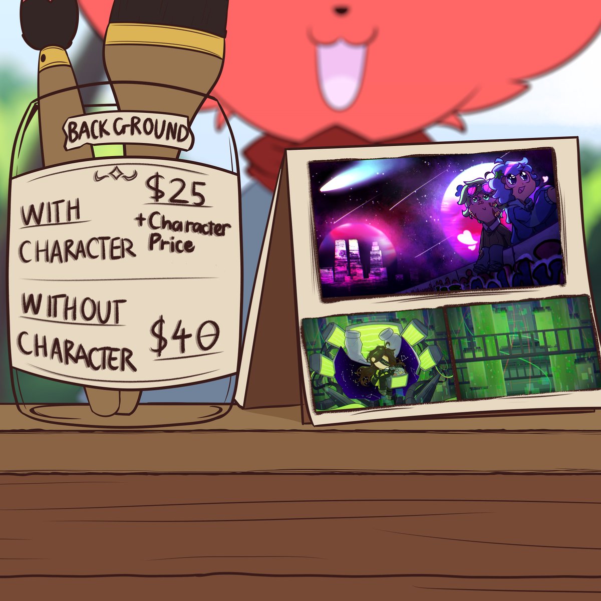Coffeh3194's tweet photo. Ello! I'm doin commission!
If you like your character being drawn by me whimsically, consider checkin my Ko-fi in my bio! https://t.co/KP7l6O50vG
