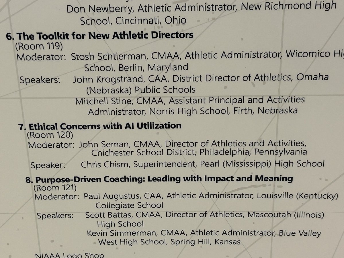 John Seman, M.Ed., CMAA, NFHS Level 3 tweet media