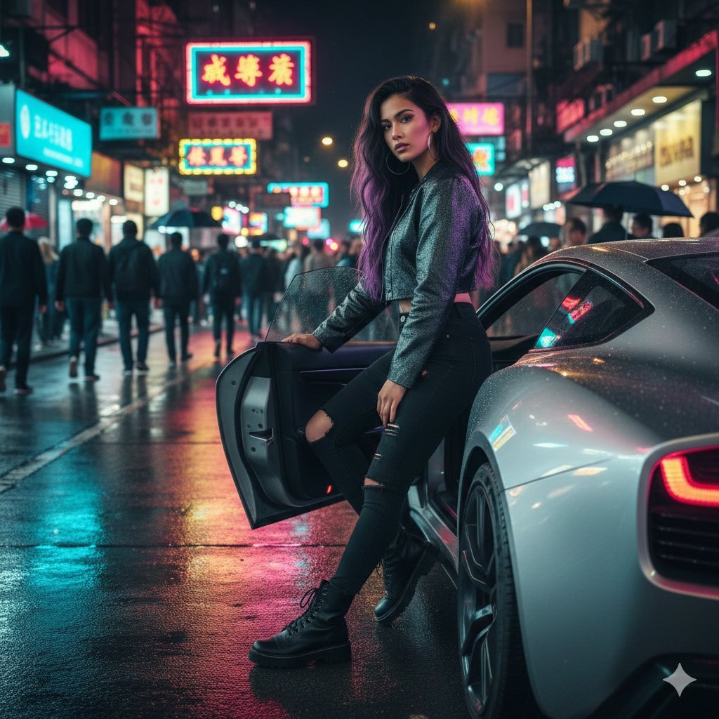 Neon Dreams: A Night in Hong Kong's Electric Streets