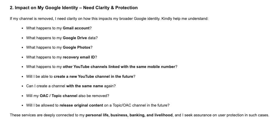 lkshashi's tweet photo. @TeamYouTube Please help me understand the request below in this screenshot. I have sent this via email to the YouTube Copyright team, but no response yet. https://t.co/zdIPrV1Y1c