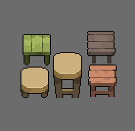 simple chair #pixelart #pixel