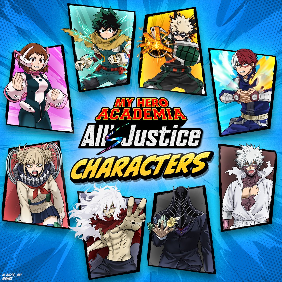 Découvrez tous les personnages jouables à la sortie du jeu MY HERO ACADEMIA: All’s Justice.

Rendez-vous sur notre site internet pour découvrir tous les personnages jouables et précommandez dès aujourd'hui : bnent.eu/MHAJ-Character…