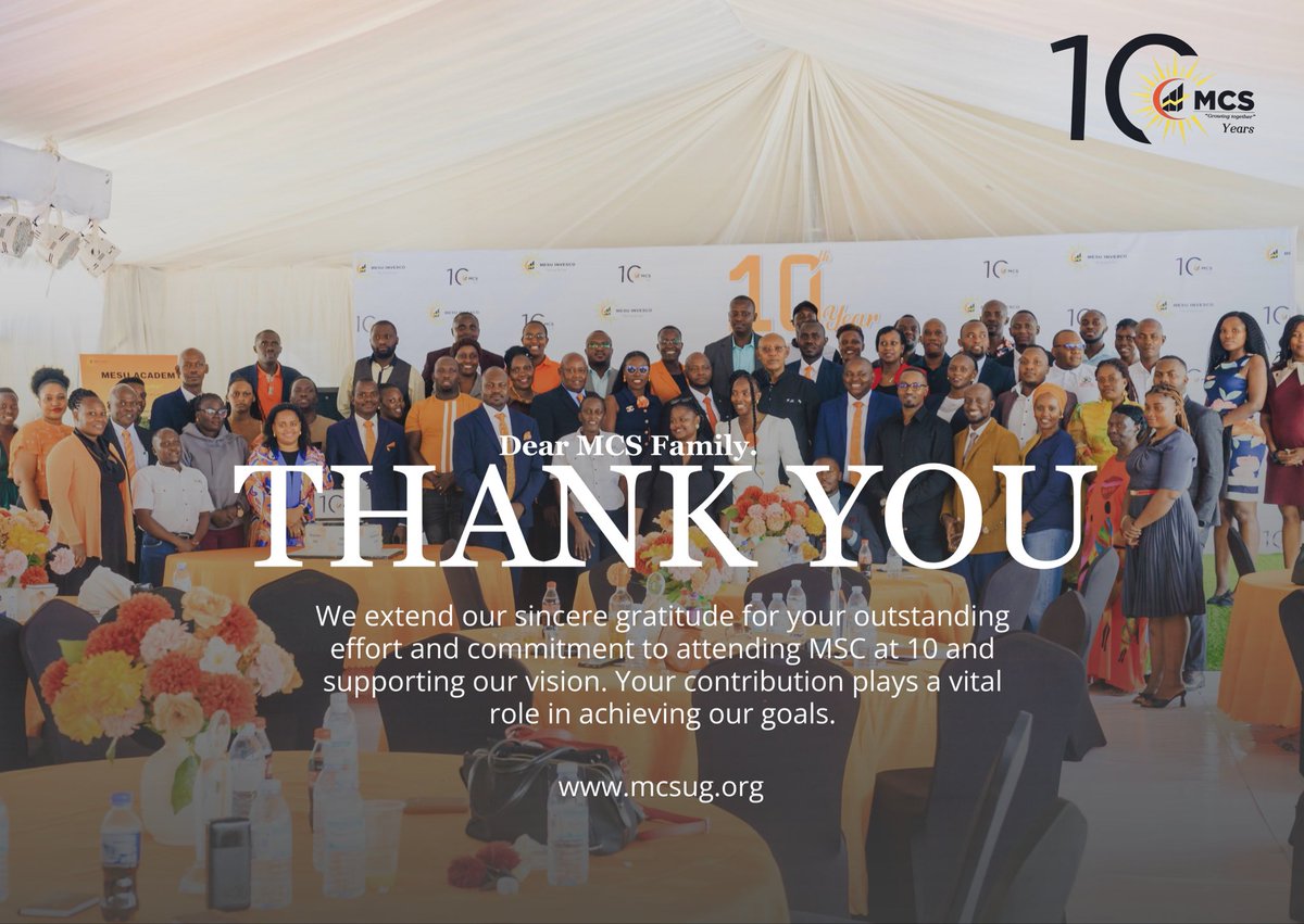 We would like to extend our sincere gratitude to everyone who showed us support during the preparation and execution of #MCSat10 
From the X- Spaces, hosts and audience, to Media Campaign to all those that attended the event. 

We are excited for the next 10 years with you.