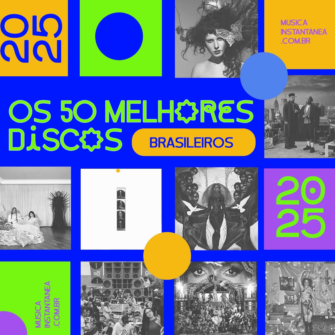 Tá no ar a minha lista com Os 50 Melhores Discos Brasileiros de 2025 - e olha que ficou muita coisa boa de fora. 

👉🏼 Lista completa: tinyurl.com/44kzkvp7