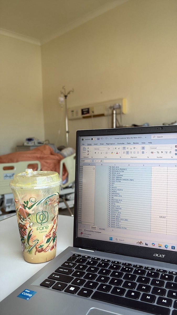 Di izinin ga masuk ke kantor dan bisa nungguin orang tua yg lagi sakit itu rejeki