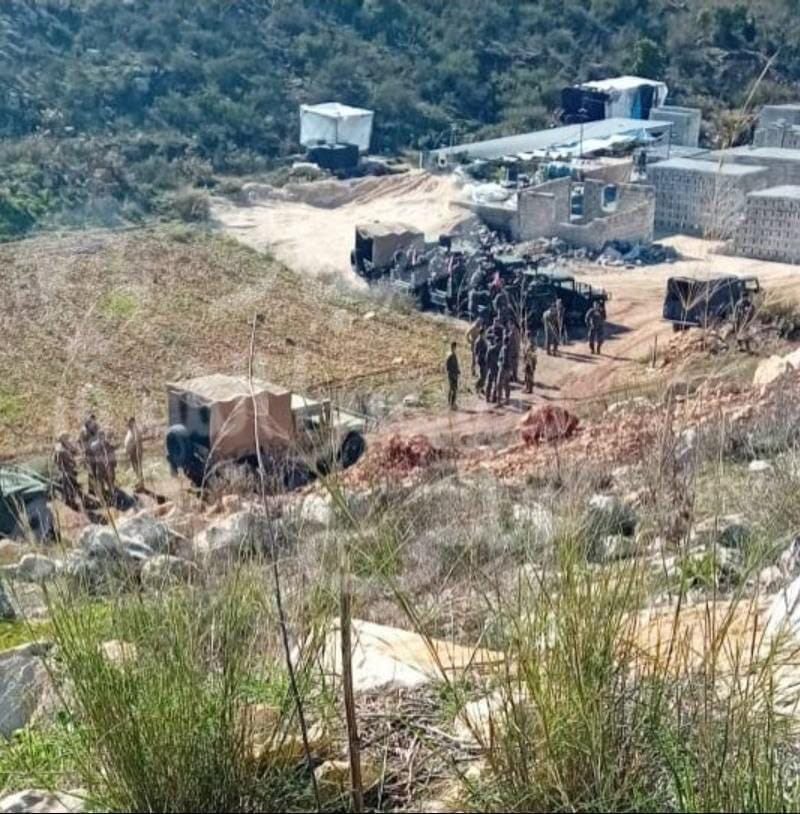 الجيش اللبناني يبدأ الحفر في الموقع الذي تدّعي «إسـ.ـرائيل» وجود نفقٍ فيه في تولين