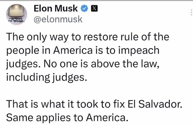 We're never going to accomplish anything until these corrupt judges are impeached