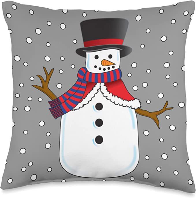 Christmas Snowman Throw Pillow ⛄❄
Our Christmas best seller!
A cute, funny, Christmas Snowman stood in falling winter snow novelty graphic. 

amazon.com/dp/B0BPG26TTZ

#christmas #christmassnowman #snowman #christmasdecor #christmashomedecor #cosychristmas #cozychristmas #cozy