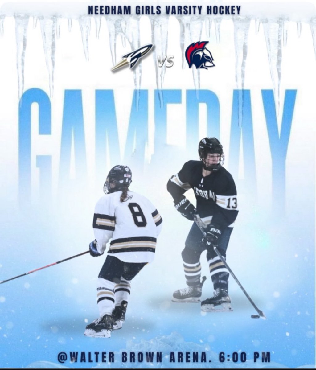 NHS_GHockey's tweet photo. Game day! @NHS_GHockey vs @bhs_warriors. Be there or be square!
⏰ 6PM
📍Walter Brown Arena https://t.co/w4HoK352Et