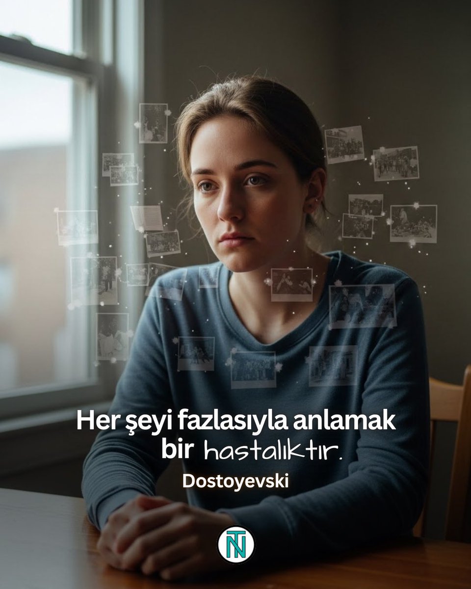 Aşırı düşünme çoğu zaman zekâdan değil, yüksek duyarlılıktan, empati fazlalığından ve kontrol ihtiyacından beslenir.
Dengeyi kurmak, zihni dinlendirmek ve gerçekçi sınırlar koymak bu yüzden önemlidir.  

#DuygusalZekâ #AşırıDüşünme #ZihinYorgunluğu #Empati #Dostoyevski