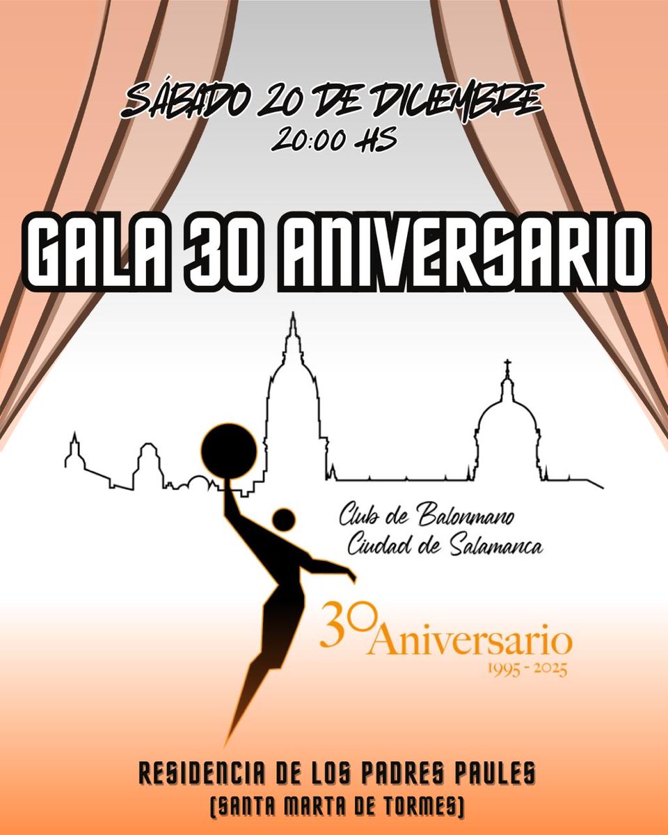 bmsalamanca's tweet photo. 🟠GALA 30 ANIVERSARIO ⚫

Este sábado 20 de Diciembre a las 20:00 hs realizaremos la gala por nuestro 30° Aniversario 

Nota completa: https://t.co/LtMUULEJf7 https://t.co/vtxLoBDjFQ