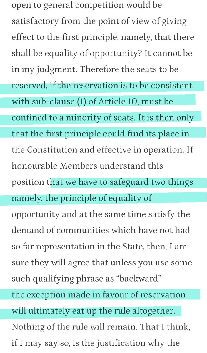 neetusi86329772's tweet image. दिन में 1000 बार चमार/ जाटव  लोग अंबेडकर अंबेडकर  चिल्लाते हैं 
 और रोज 10000 बार आरक्षण अधिकार है 
पर इनके अंबेडकर ने ही इनकी बैंड बजा दी है 30 नवंबर 1948 को उन्होंने संविधान सभा में ही कहा है कि आरक्षण सिर्फ एक अपवाद है और इक्वलिटी संवैधानिक अधिकार
बस आप ऐसे ही सच्चाई फैलाते…