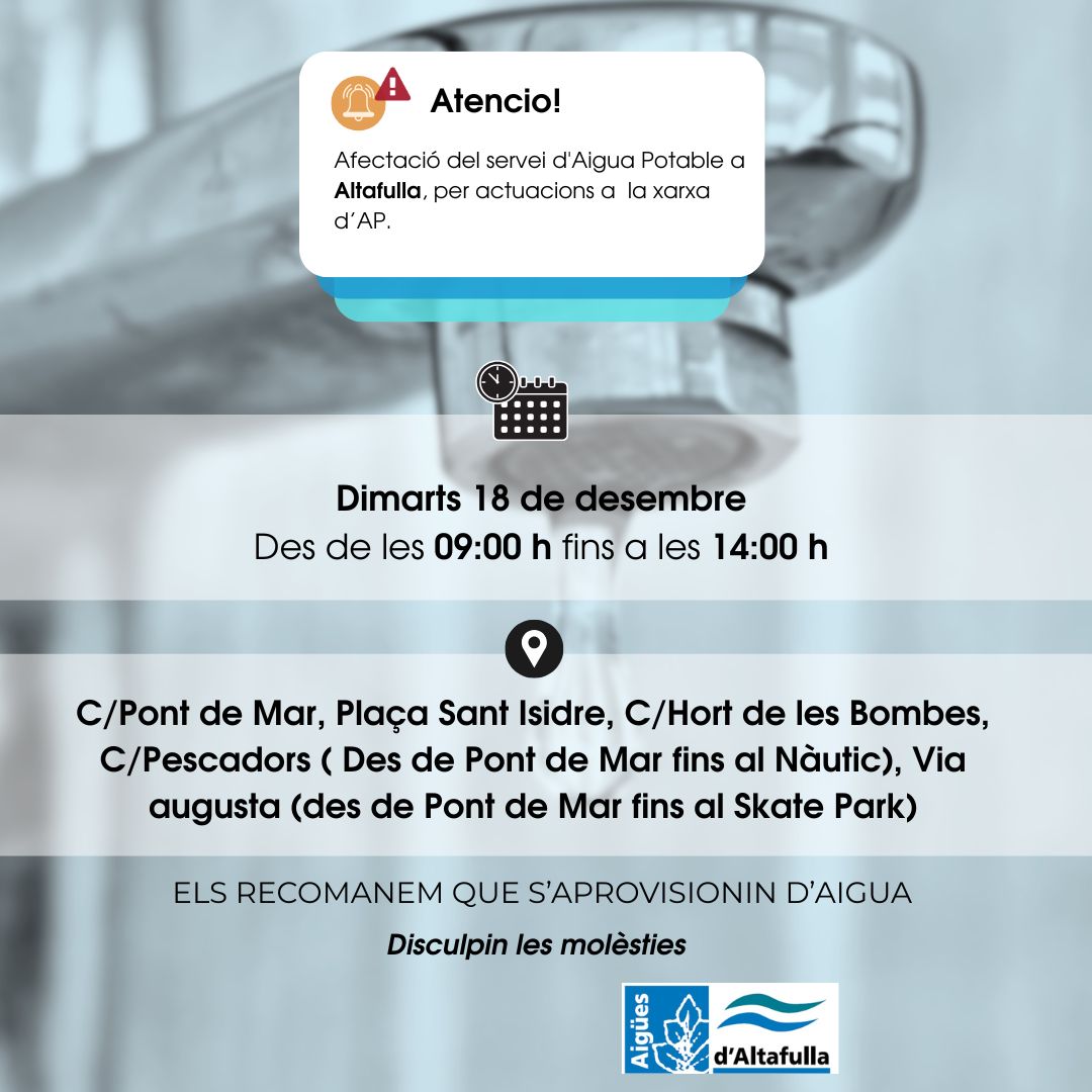 💧Aigües d'Altafulla tweet media