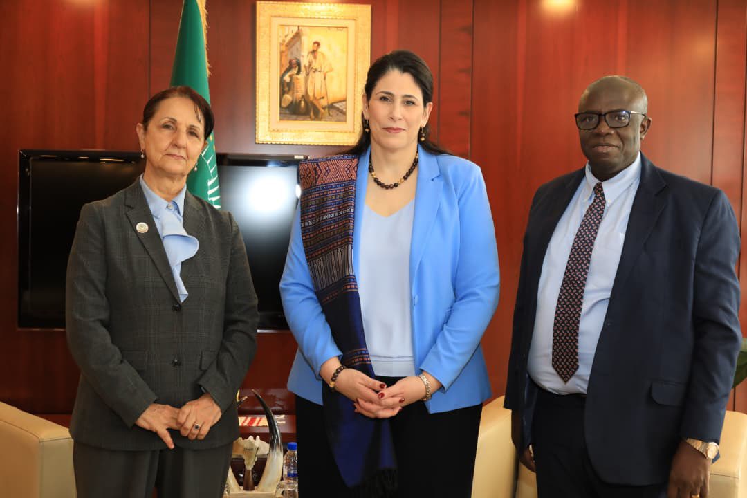 I was pleased to receive Hon. Lady Justice Chafika Bensaoula, Vice President of the African Court on Human and Peoples’ Rights <a href="/court_afchpr/">African Court</a> , accompanied by Hon. Justice Dennis Dominic Adjei, Judge of the AfCHPR.​

I expressed the <a href="/_AfricanUnion/">African Union</a> Commission’s strong support for