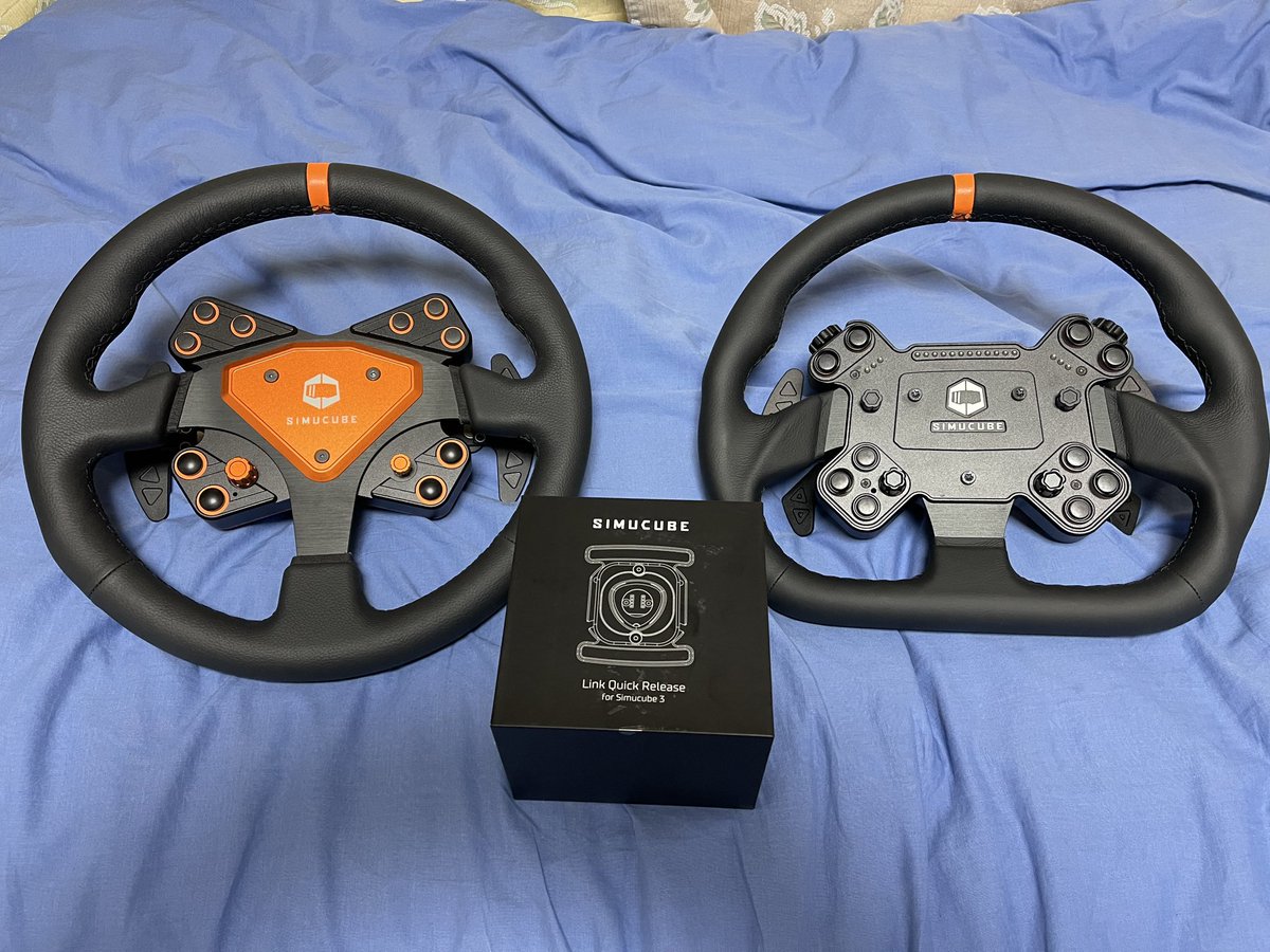 guts_game_7's tweet image. Simucube 3に◎ハンドルのTahkoやDハンドルのValoを、新しいLink Quick Releaseに接続して使っている方いませんか？

この組合せ、既存のsimucube2用のQuick Releaseをどうやって外して新しい物に換装してるのか教えて欲しい。
説明サイトとか見つからない。

#simucube3