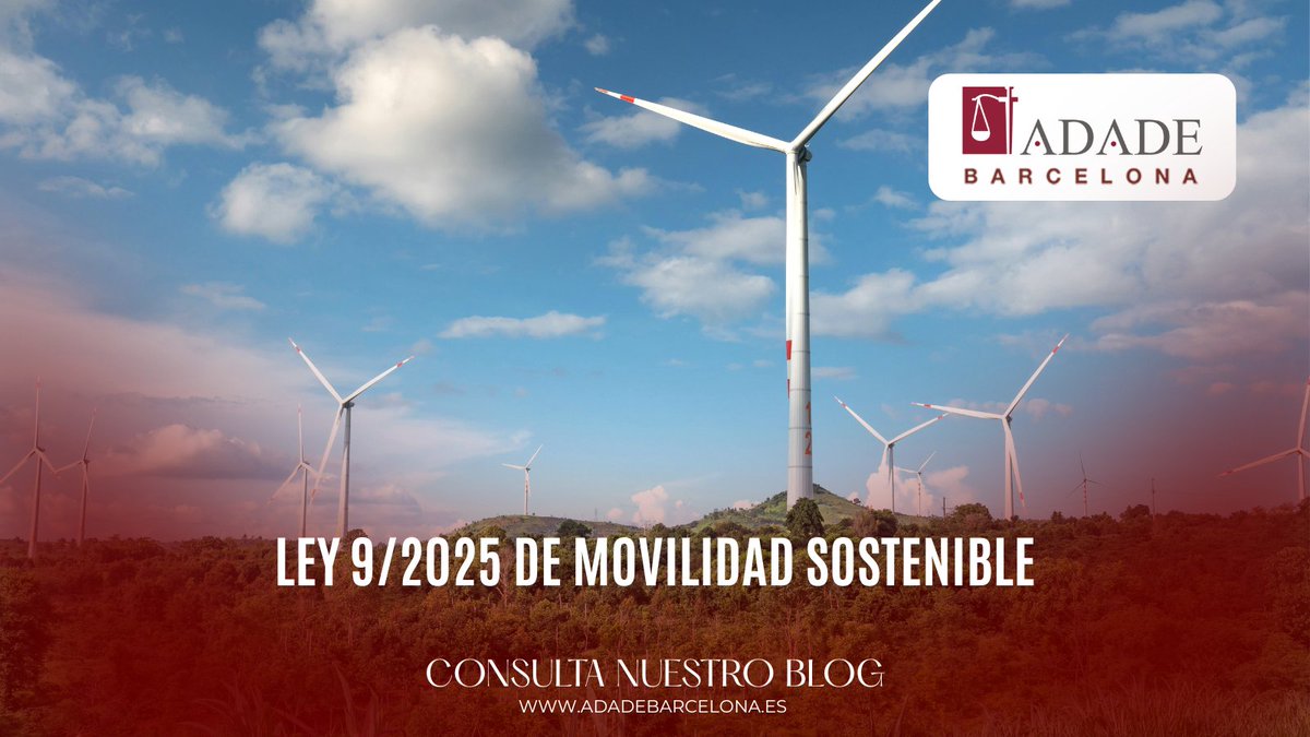 AdadeBcn's tweet photo. 🚦 La Ley 9/2025 ya está en vigor.

Movilidad = derecho ciudadano + obligación empresarial.

Planes, flotas, ZBE, datos y sanciones.

⏳ Anticiparse no es opcional.

https://t.co/gUG3jb32yB

#Ley92025 #MovilidadSostenible #Empresas https://t.co/FKfVymtQEv