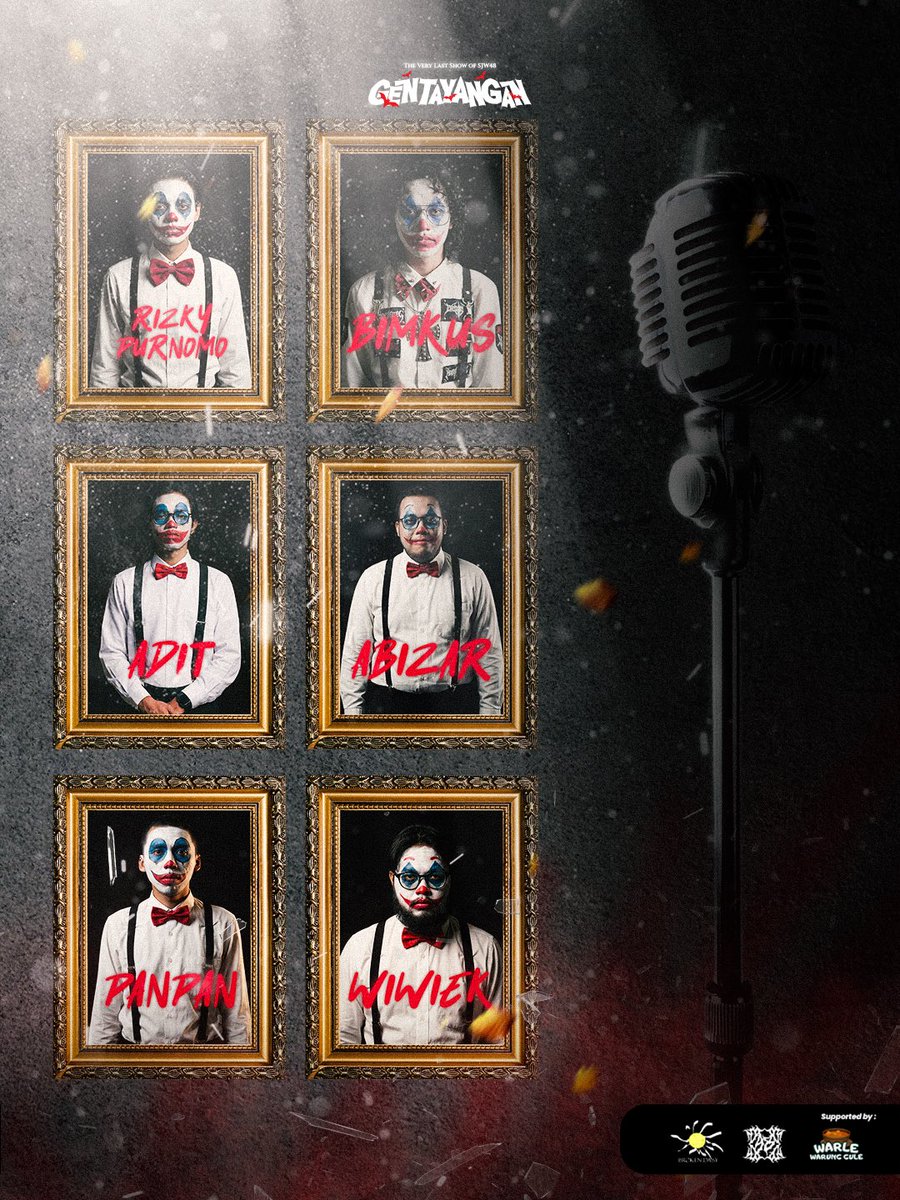 11 Komika akan tampil di The Very Last Show of SJW48 '𝐆𝐄𝐍𝐓𝐀𝐘𝐀𝐍𝐆𝐀𝐍'

📅 21 Desember 2025
⏰ Open Gate 17:00

Siapa komika favoritmu?
Sampai Jumpa! ✌️