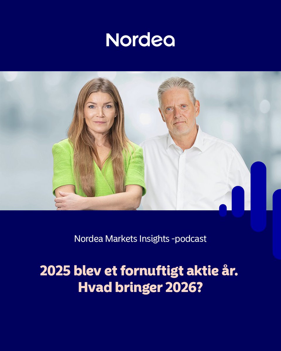 Tune in to our latest Nordea Markets Insights DK podcast with <a href="/helgejpedersen/">Helge J. Pedersen</a> and Josephine Cetti here (in Danish).  
👉 nordea.com/da/nyhed/2025-…

#Økonomi #Nordea #Podcast
