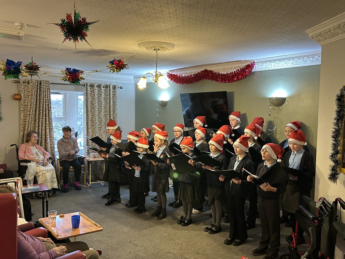 BirstallAcad13's tweet image. Our choir visited Priestley’s Care Home today to share the magic of Christmas through song 🎶❤️ Seeing the residents smile, dance and sing along was truly special. Community, connection, and festive joy at its best. #TogetherAtChristmas #CommunitySpirit