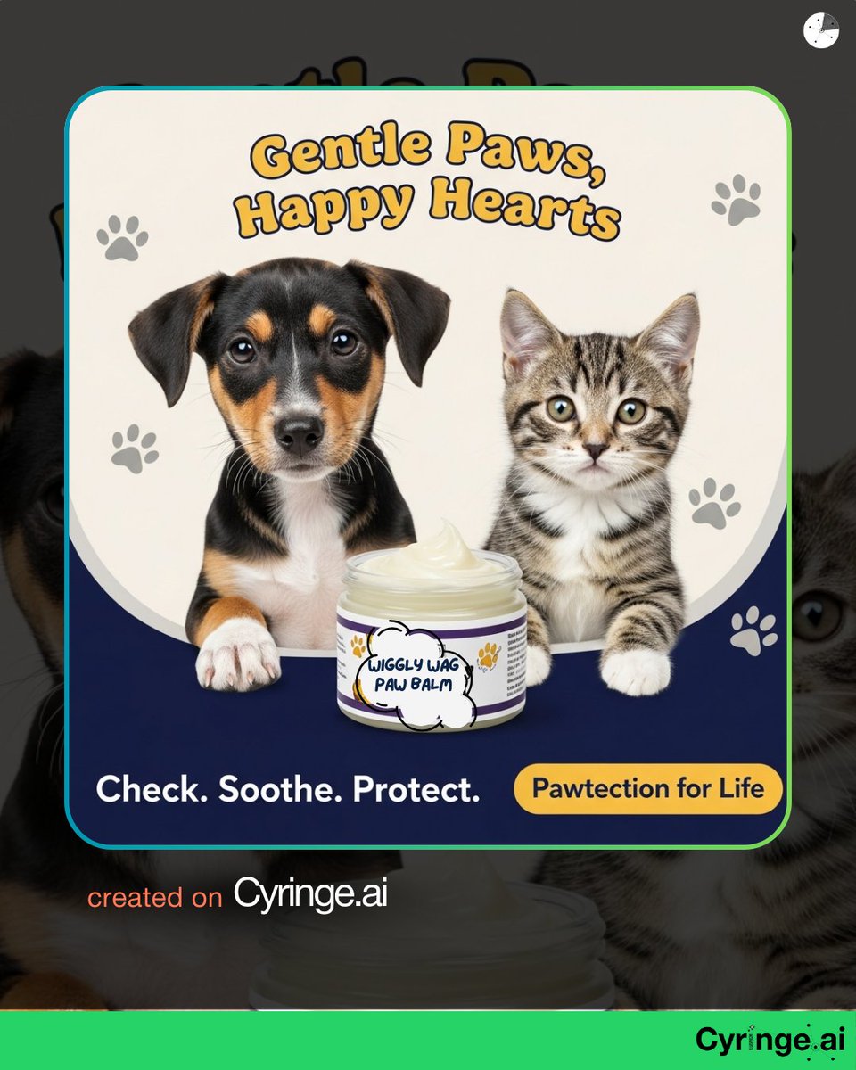 CyringeAI's tweet photo. Your pet brand deserves posts that melt hearts.
Made effortlessly on https://t.co/8IWMC5SYQ0.

#CyringeAI #MadeOnCyringe #PetBrandContent https://t.co/JsgWKIYGIb