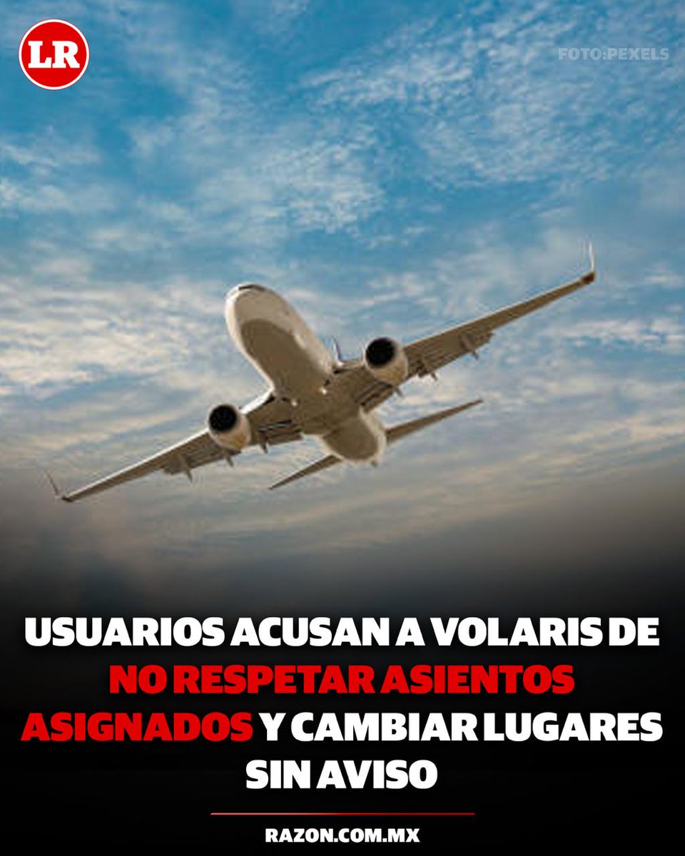 LaRazon_mx's tweet photo. ¡Indignación en el aire! 😠✈️
En redes sociales se volvió viral un clip que deja en evidencia como la compañía de vuelos Volaris, no respeta los asientos asignados de los usuarios y cambia los lugares sin previo aviso.
🧐💬¿Qué opinas de esta situación?
#Volaris #Asientos #Vuelos #México