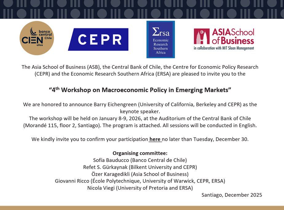 Central Bank of Chile Research tweet media