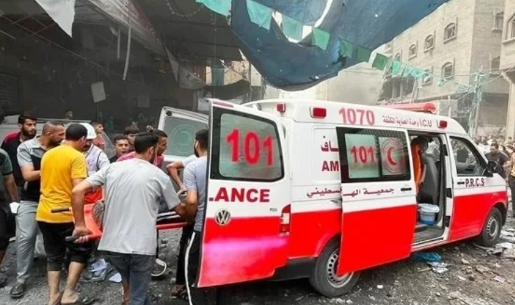 استشهاد فلسطيني جراء قصف وسط غزة 