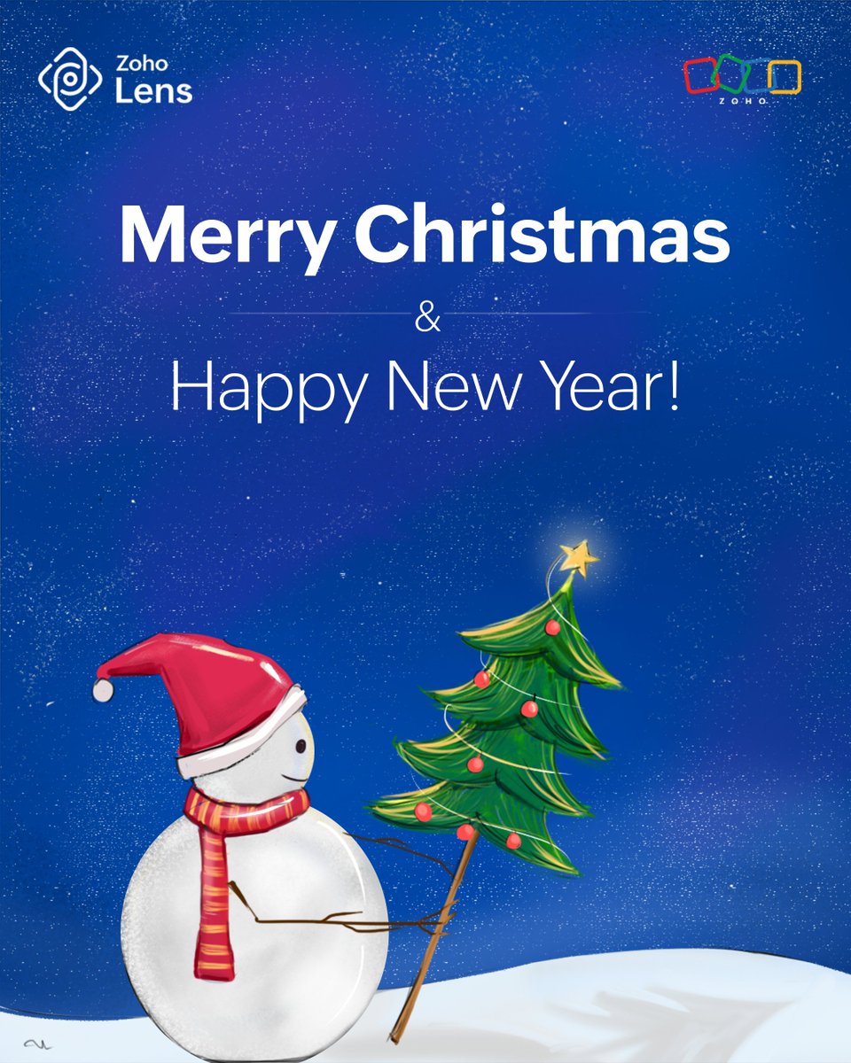ZohoLens's tweet photo. ’Tis the season to see clearly! 🎅 🎄

Whether it’s tangled cables or confused customers, Zoho Lens puts the fix right in your view.

Wishing you a bright and brilliant Christmas!

#MerryChristmas #AugmentedReality #Zoho #ZohoLens https://t.co/n6R0x9itUl