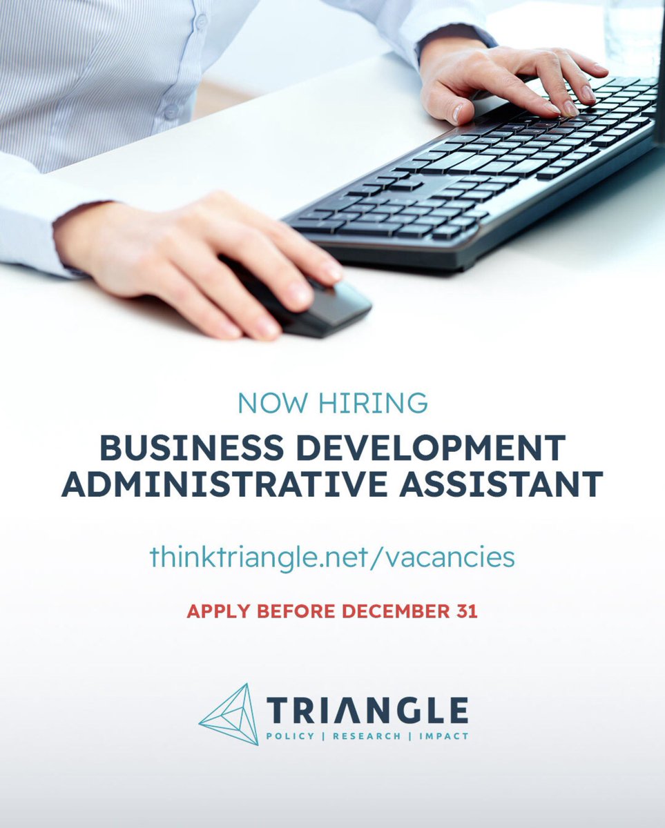 Triangle - Policy | Research | Impact tweet media