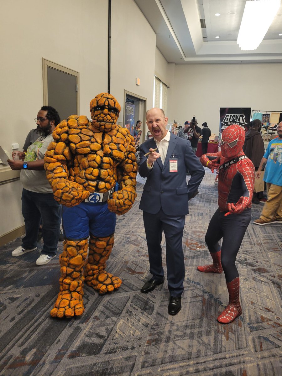 CaseyOBannan's tweet photo. @ODanicaRockwood I want pictures of that menace also. (I cosplay as Jameson) https://t.co/zvGHTPbwik